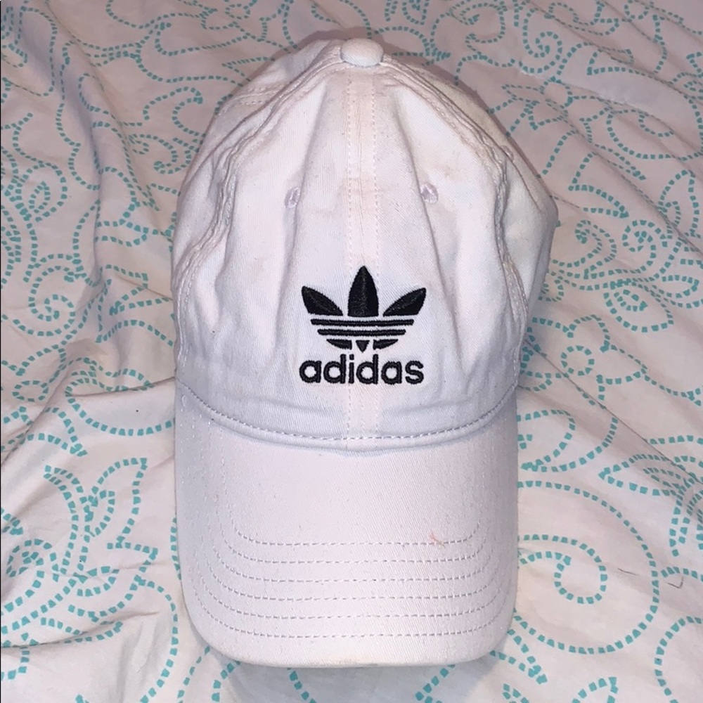 Authentic White Adidas hat!